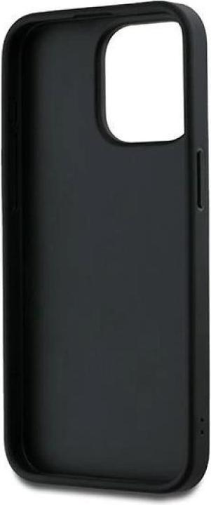 Actual product image DKNY DKHCP15XPBSWSK iPhone 15 Pro Max 6.7" czarny/black hardcase Wrist Strap Stock Logo (Apple iPhone 15 Pro Max)