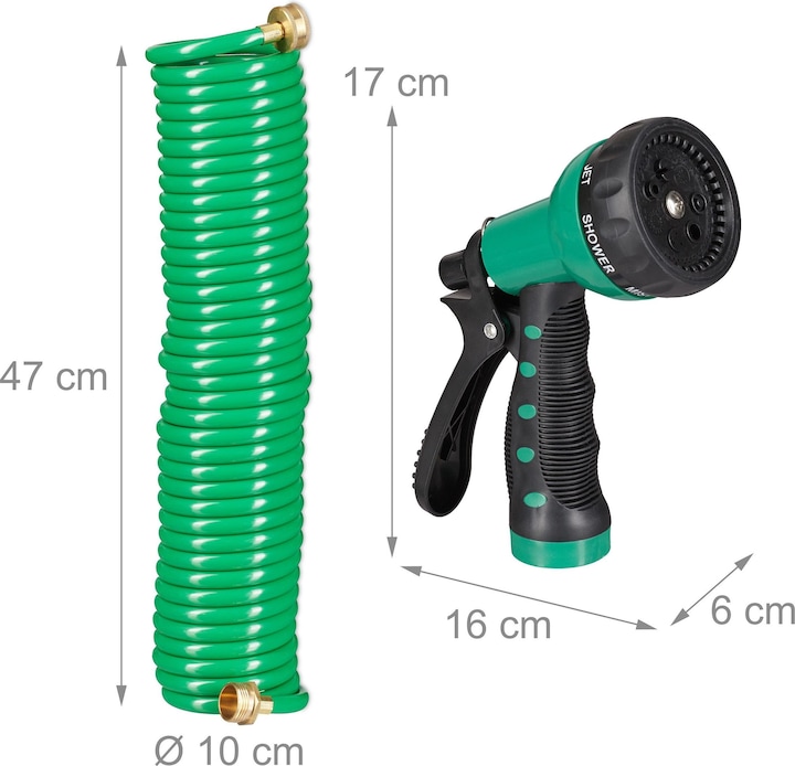 Produktbild Relaxdays Spiralschlauch (10 m, 11 mm)