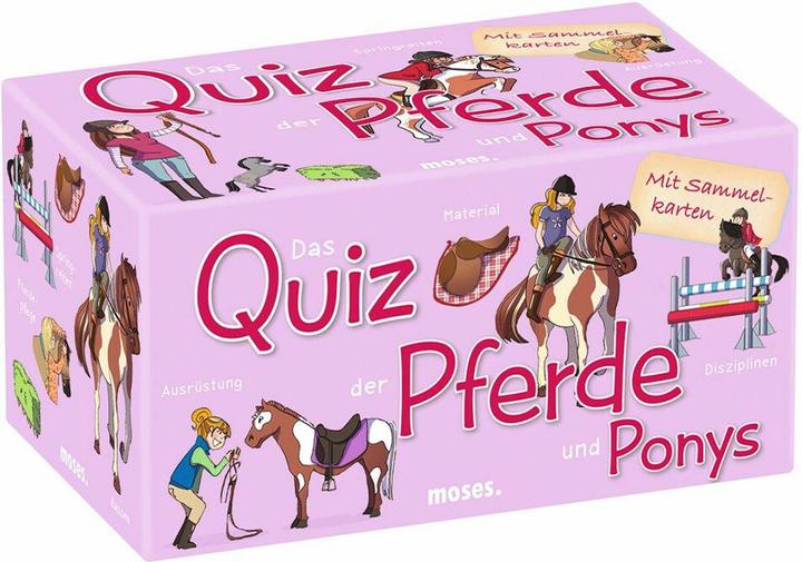 Produktbild Das Quiz der Pferde und Ponys (Deutsch, 2 - 5 Spieler)