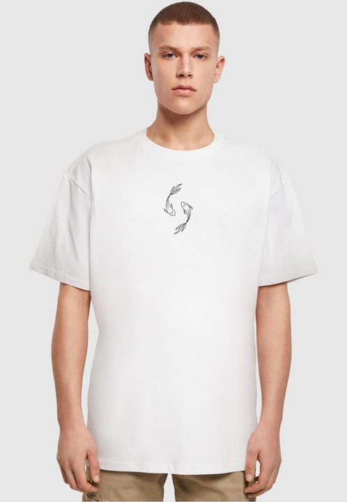 Image du produit Merchcode Printemps - Yin & Jang Fish Heavy Oversized Tee - 116737 (XS)