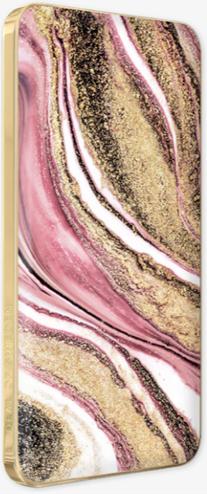 Actual product image iDeal Of Sweden Designer Powerbank 5'000mAh 5.0Ah, 1xUSB-A, incl. microUSB cable Cosmic Pink Swirl