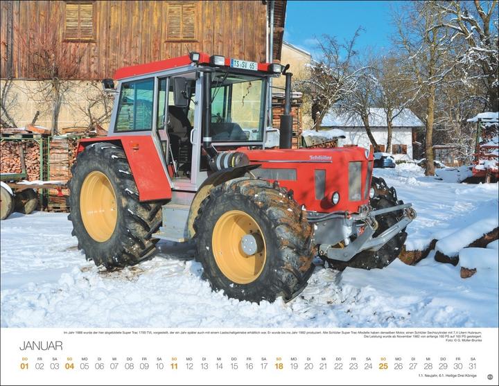 Actual product image Starke Traktoren Posterkalender 2026 (44 x 34 cm)