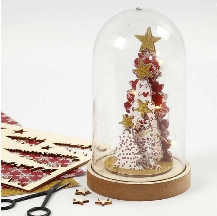 Produktbild Creativ Company Deko-Bastelset Holzfiguren Weihnachtsbäume
