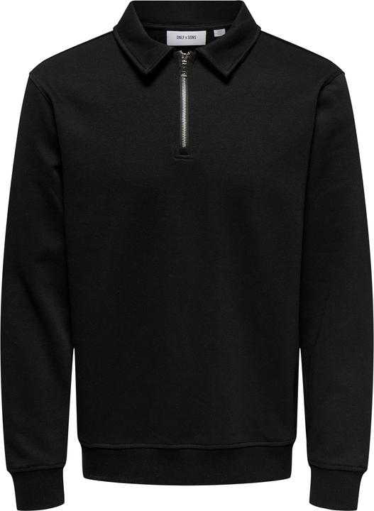 Actual product image Only & Sons Onsdavid Reg Half Zip Sweat (XXL)