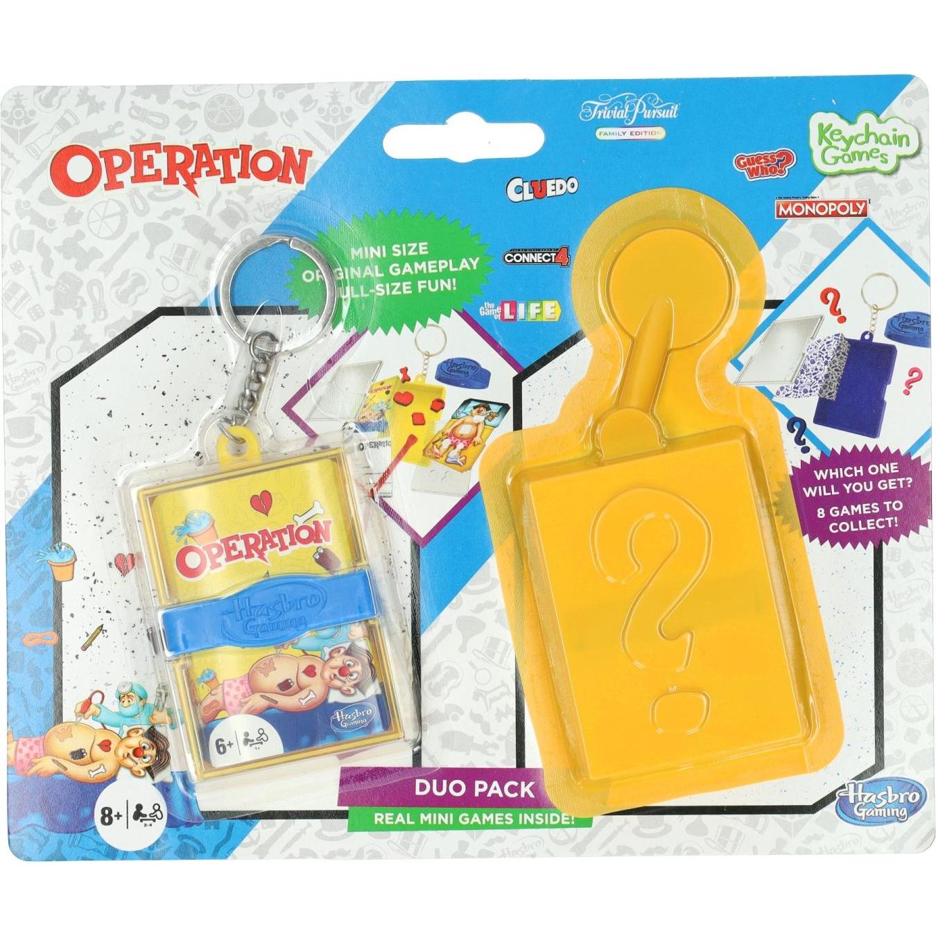 Hasbro, Unisex, Portachiavi, Mini-Spiel-Schlüsselanhänger Doktor Bibber