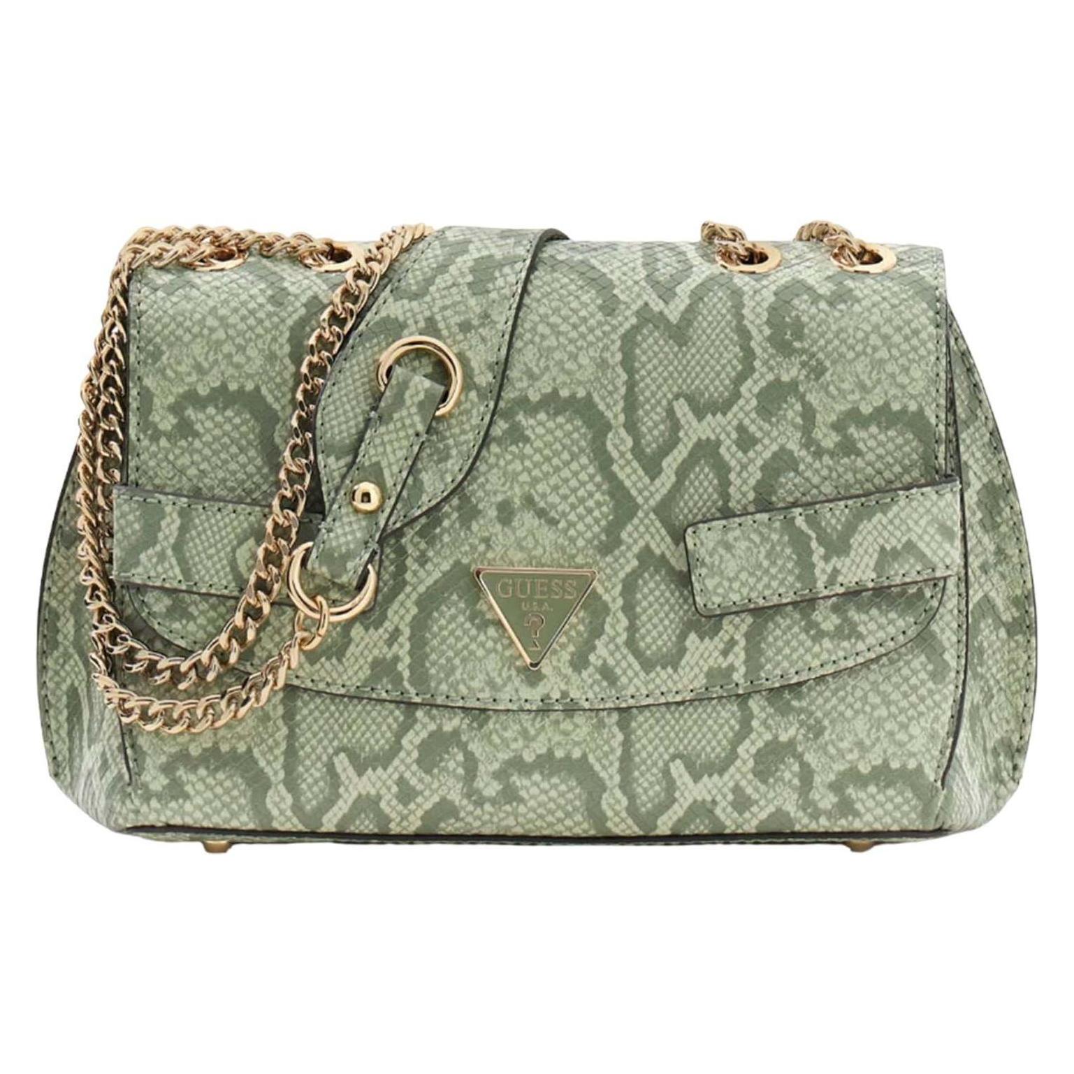 Guess, Damen, Handtasche, Serenova Convertible Xbody Flap Bag, Grün