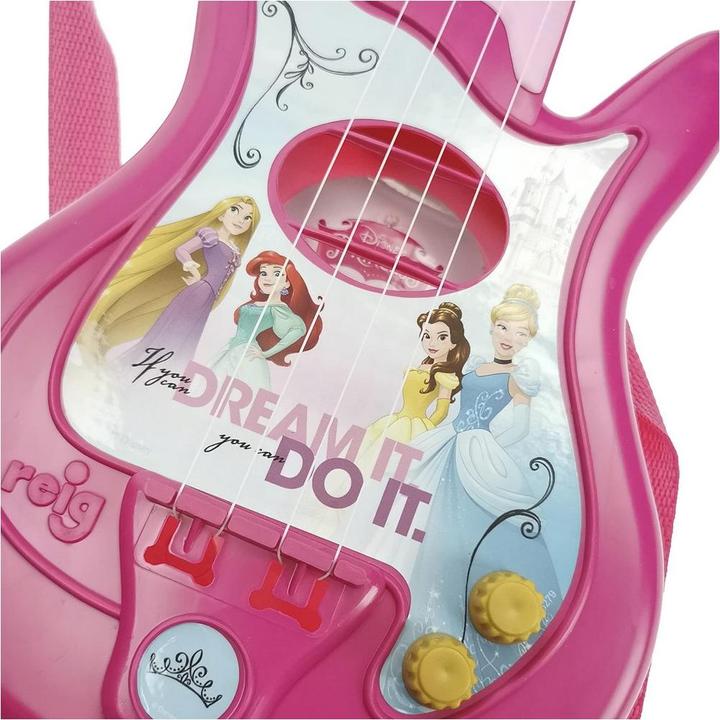 Actual product image Disney Princess Children's Guitar Microphone Pink Disney Princesses (English, French, Portuguese, Spanish)