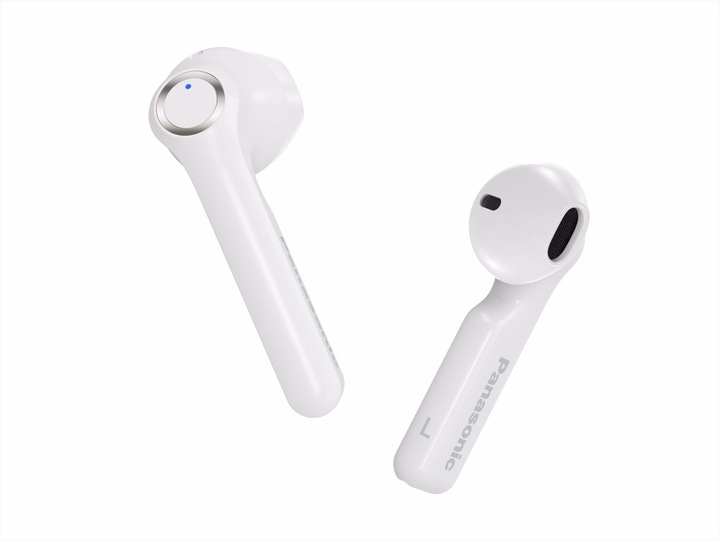 Actual product image Panasonic True wireless earphones RZ-B100WDE-W in-ear, white (No noise cancelling, 4 h, Wireless)