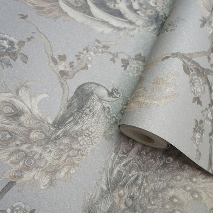 Actual product image Holden Décor Menali Peacock Textured Wallpaper