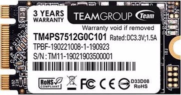 Actual product image Team Group MS30 - 512 GB SSD - internal - M.2 2242 (0.51 TB, M.2)