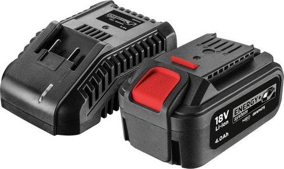 1 batterie 4,0Ah + chargeur