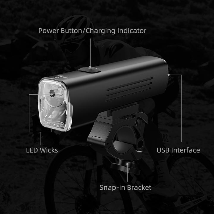 Actual product image Superfire Bike light BL12, 4800mAh, USB