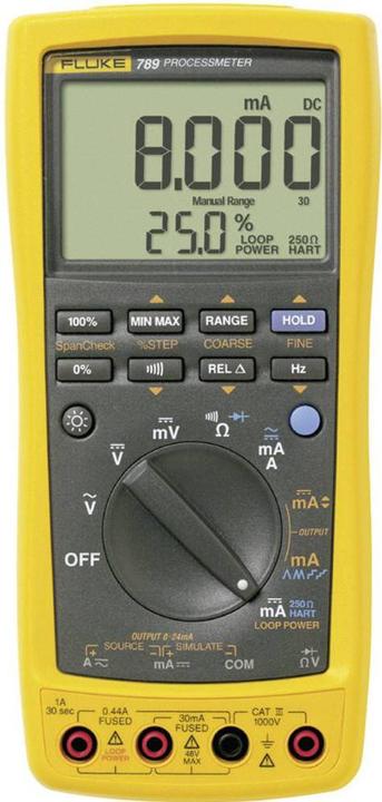 Produktbild Fluke Hand-Multimeter digital 789/EU (CAT III 1000V, CAT IV 600V, Hand-Multimeter)