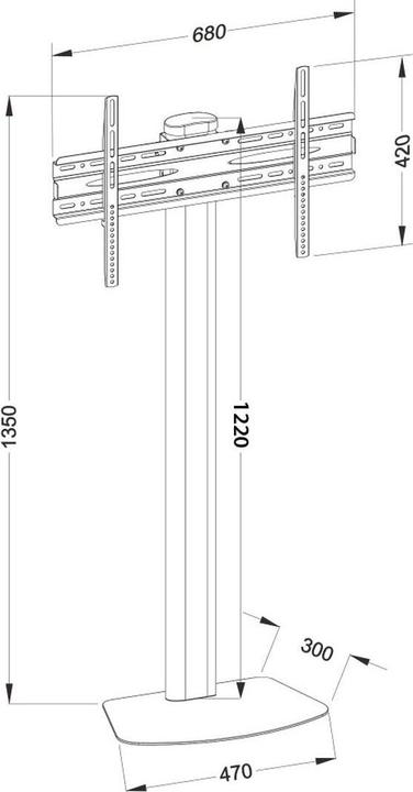 Actual product image Techly ICA-TR27 (Universal, 55", 40 kg)
