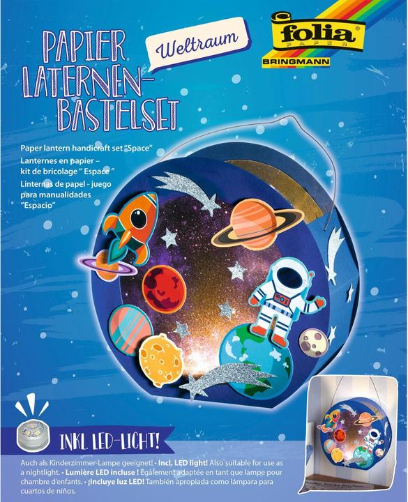 Produktbild Folia Laternen Weltraum