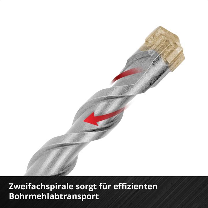 Produktbild Einhell SDS-Plus Hammerbohrer-Set, 265505, 5-10 mm, 5-teilig (10 Millimeter, 5 Millimeter, 6 Millimeter, 8 Millimeter)