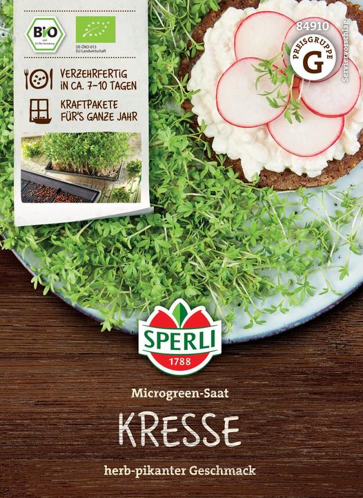 Actual product image Sperli Organic sprouts cress (Seedlings)