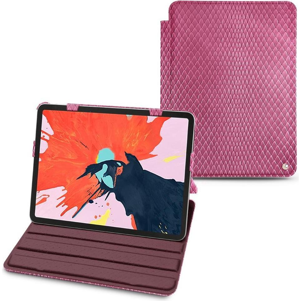 Thumbnail - Noreve Lederschutzhülle horizontal (iPad Air 2022 (5. Gen), iPad Air 2020 (4. Gen)), Tablet Hülle, Rosa