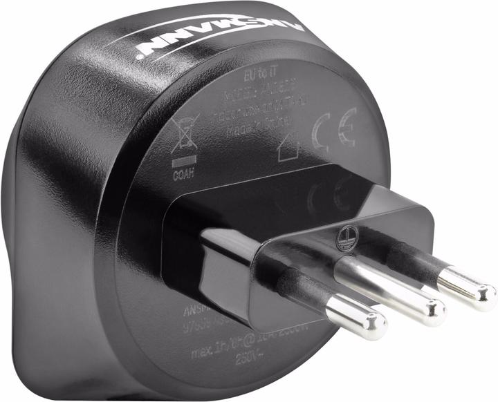 Produktbild Ansmann Reisestecker EU to IT