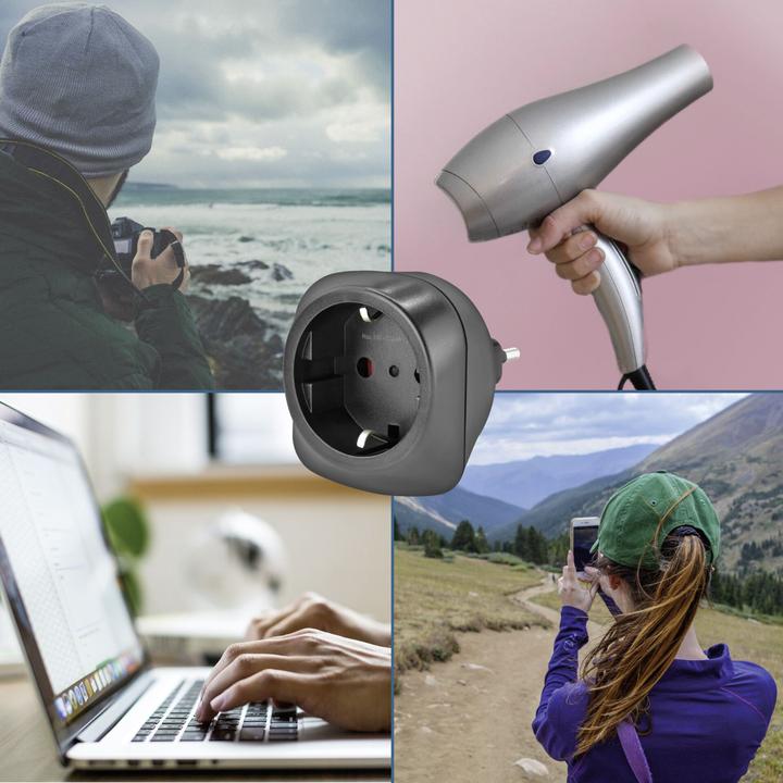 Produktbild Ansmann Reisestecker EU to IT