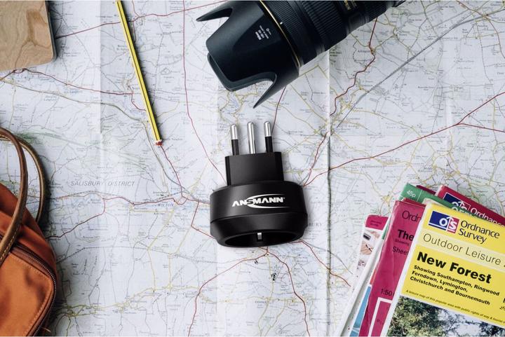 Produktbild Ansmann Reisestecker EU to IT