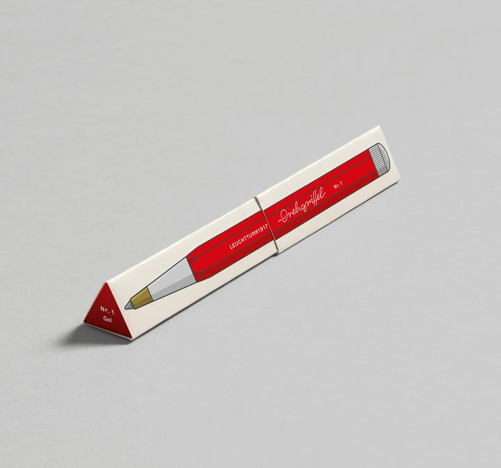 Actual product image Leuchtturm1917 Gelschreiber Drehgriffel 0.5 mm, Rot (Red, 1 x)