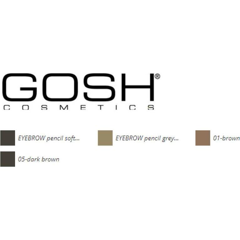 Thumbnail - Gosh, Augenbrauenstift, Eyebrow Pencil Gray Brown (grey brown)