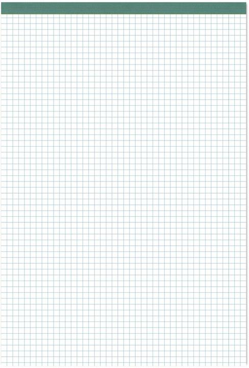 Produktbild Ursus Notizblock Green A4, kariert, 100 Blatt, 5 Stück (A4, Kariert)