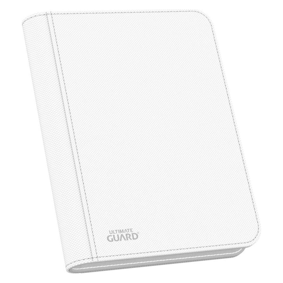 Ultimate Guard UGD010352 - Zipfolio 160 – 8-Pocket Xenoskin Kartenmappe, Weiss