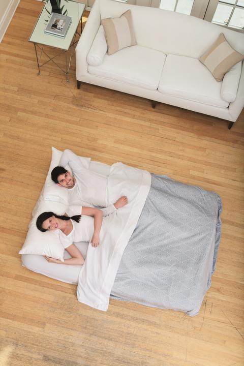 Productafbeelding Bestway Gevlokt luchtmatras - Luchtpomp / Tweepersoons (135 x 190 cm)