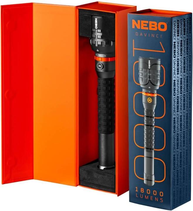 Actual product image Nebo DAVINCI 18000 LED-Taschenlampe (18000 lm)