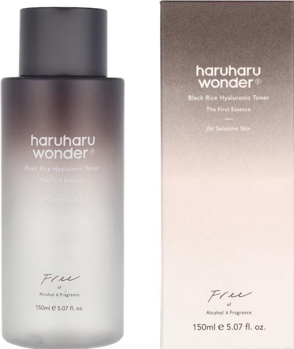 Actual product image Haruharu Wonder Black Rice Hyaluronic Toner Fragrance Free (Face toner, 150 ml)