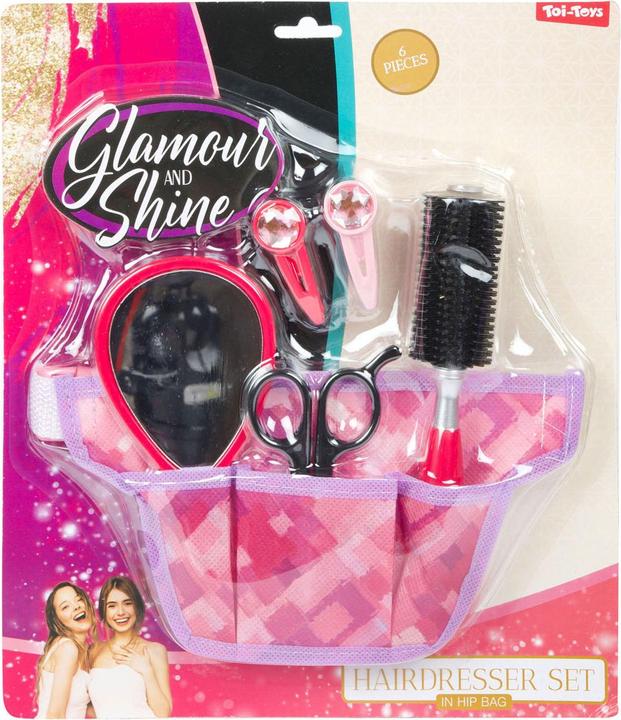 Toi-Toys Glamour Shine hairdressing set in hip bag