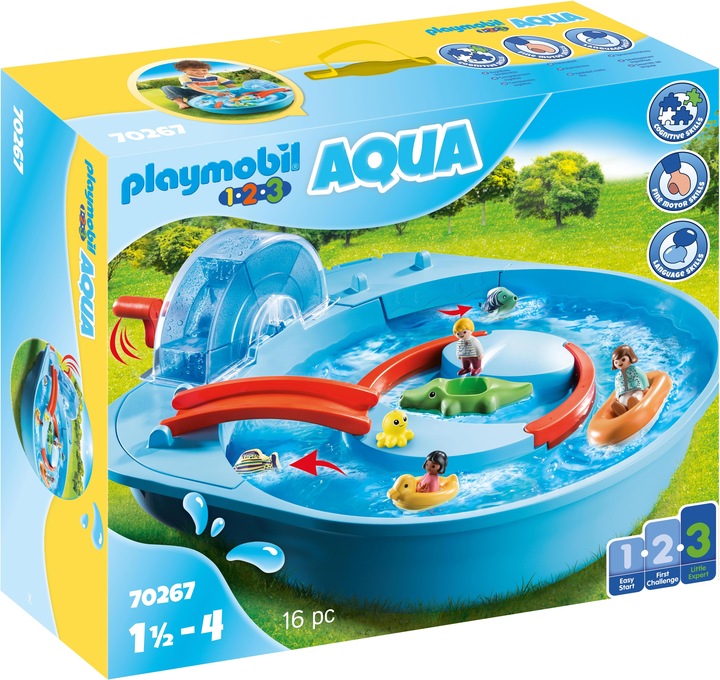 Produktbild Playmobil Fröhliche Wasserbahn (70267, Playmobil 1.2.3)