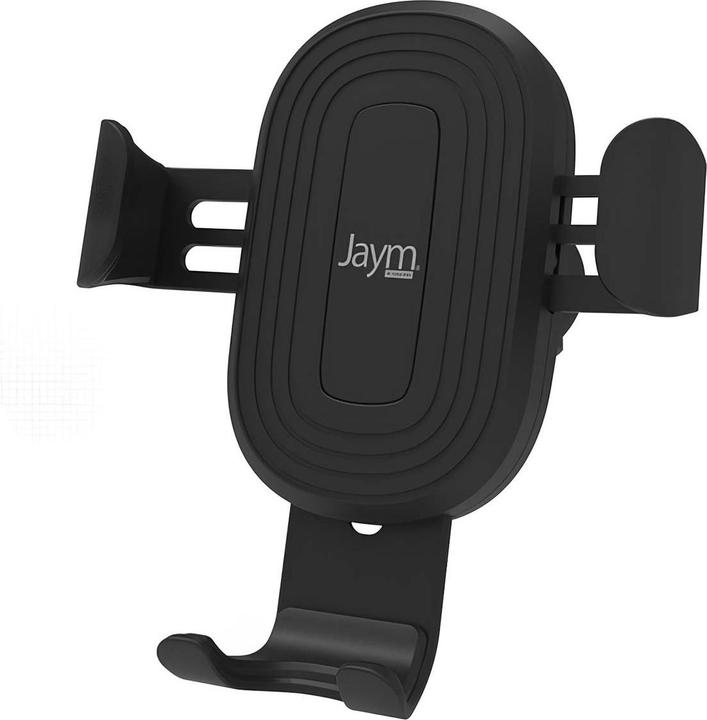 Actual product image Jaym Smartphone car holder with 15W induction charging and 2 mounts