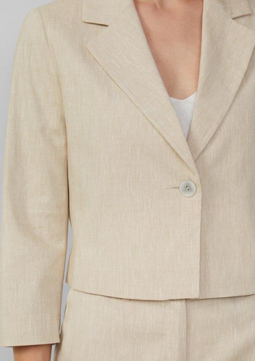 Actual product image S.Oliver Indoor-Blazer Cropped Blazer aus Leinenmix (44)
