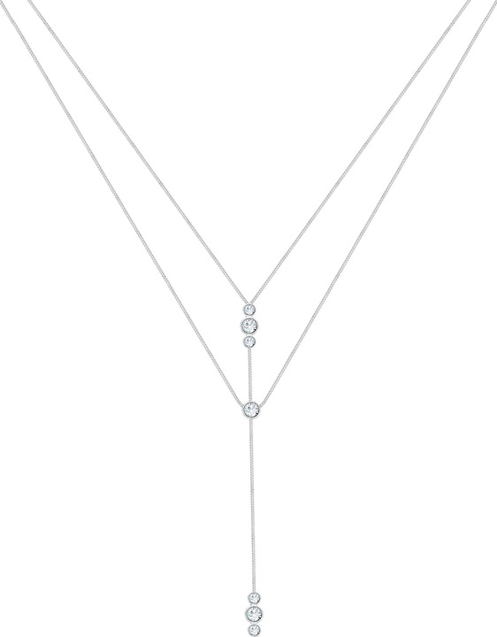 Produktbild Elli Y-Kette mit Kristallen (Sterling Silber, 45 cm)