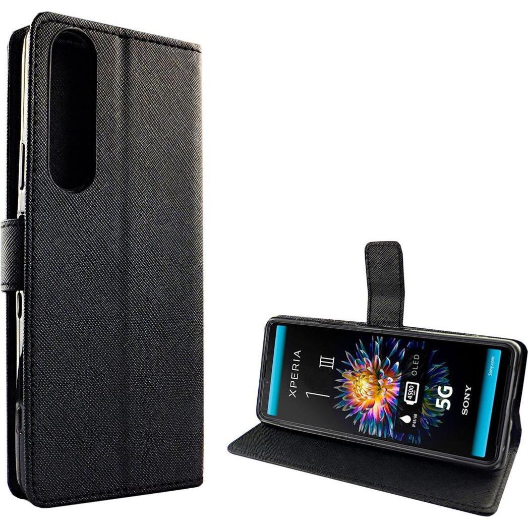 König Design Handyhülle für Sony Xperia 5 III Case Cover Schutztasche Schutzhülle Bookstyle (Sony Xperia 5 III), Smartph...