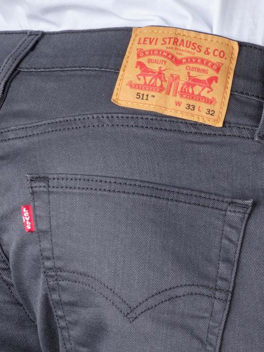 Produktbild Levis 511 Jeans Slim Fit grey / black 3d (W38/L30)