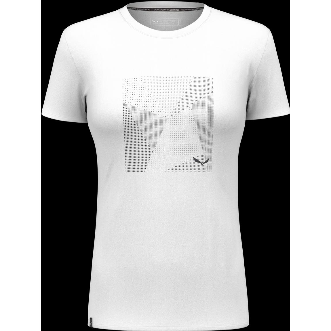 Salewa, Damen, Funktionsshirt, PURE BUILDING DRY Damen T-SHIRT (40, L), Weiss, L, 40