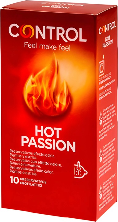Control Hot Passion Preservativos Efecto Calor 10 Unidades (10 pcs.)