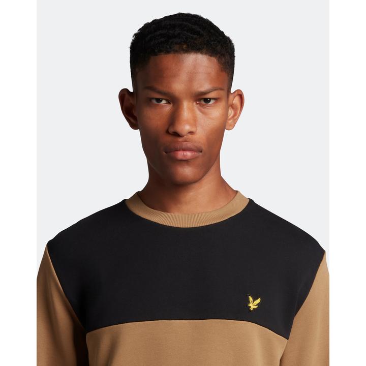 Produktbild Lyle and Scott sweatshirt it rundhalsausschnitt contrast yoke (M)