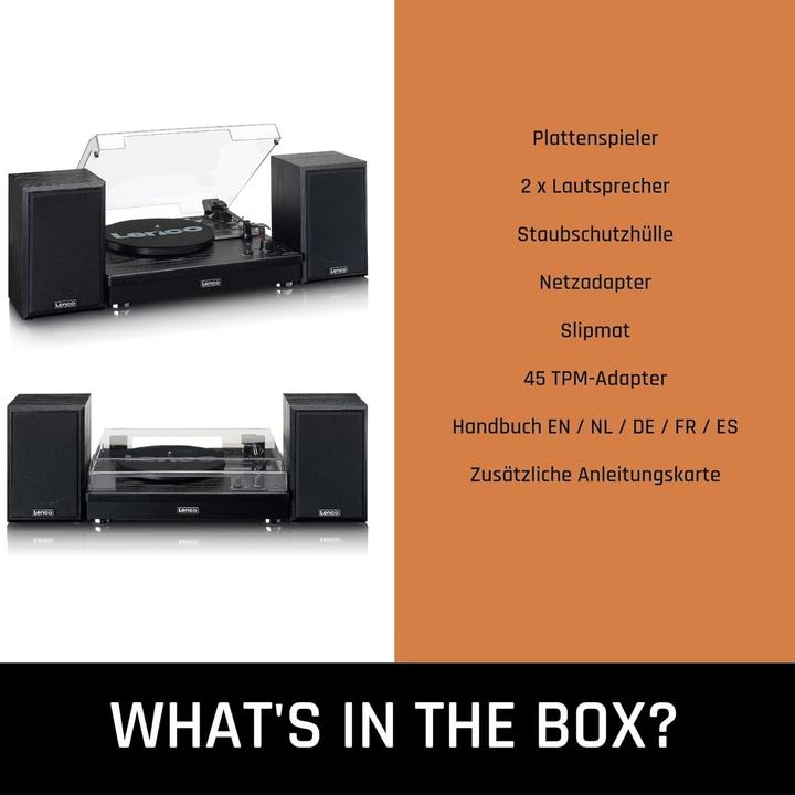 Productafbeelding Lenco LS-101BK (Handmatig)