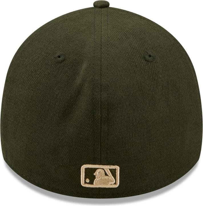 Produktbild New Era 39Thirty Stretch Cap - New York Yankees oliv - M/L