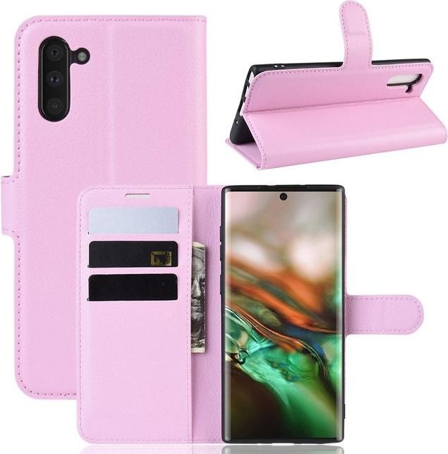 Produktbild MU Classic Litchi Leder Bookcover Series (Samsung Galaxy Note 10)