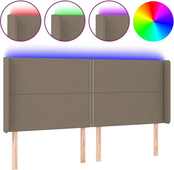 Produktbild vidaXL LED Kopfteil (183 x 16 x 128 cm)