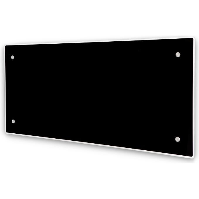 Adax Glasheizfläche Clea H 04 KWT, 400W 400V mit WiFi, schwarz, Heizkörper, Schwarz