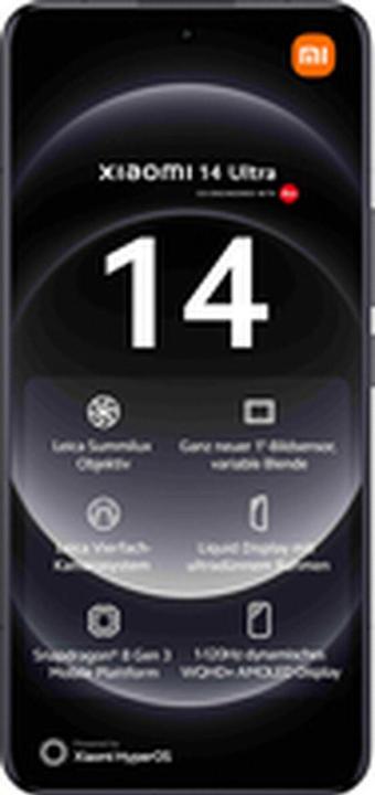 Image du produit Xiaomi 14 Ultra (512 Go, Noir, 6.73", Double SIM, 5G)