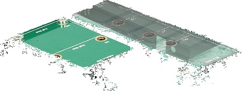 Produktbild Delock M.2 oder mSATA zu SATA Adapter