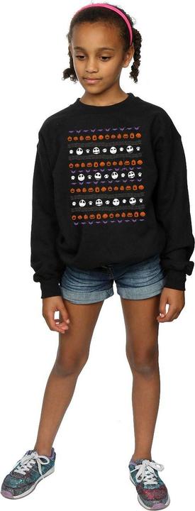 Produktbild Disney Nightmare Before Christmas Halloween Icons Sweatshirt Mädchen (116)